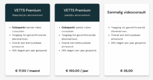 Vetts Dierenarts kosten