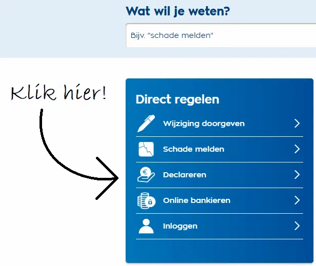 OHRA dierenverzekering Declareren