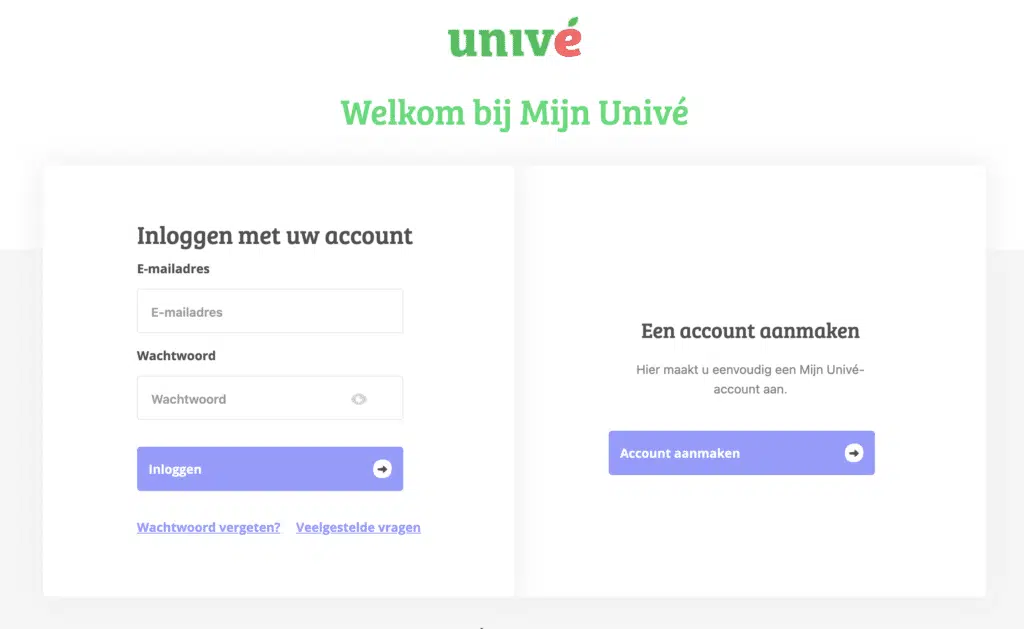Unive declaratie indienen